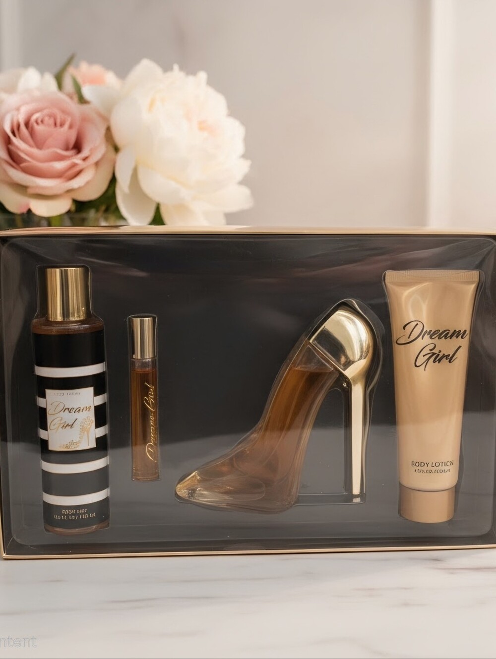 Dream Girl Fragrance Gift Set - Gold & Amber